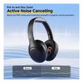 qcy h3 lite headset black anc noise canceling 40mm drivers 68ms latency 60h battery extra photo 2