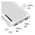 logilink pa0316w powerbank 10000 mah 2x usb ausb cmicro usbwith quick charge functionwhite extra photo 6