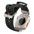 spigen durapro armor black for apple watch 49mm 46mm 45mm 44mm 42mm extra photo 3