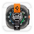 spigen glass tr ez fit 2 pack transparency for samsung galaxy watch ultra extra photo 1