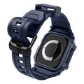 spigen rugged armor pro navy blue for apple watch 10 42mm extra photo 1