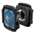 spigen rugged armor matte black for apple watch 10 46mm extra photo 1