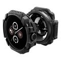 spigen rugged armor matte black for google pixel watch 3 2 1 41mm extra photo 1