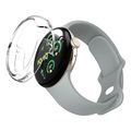 spigen thin fit crystal clear for google pixel watch 3 2 1 41mm extra photo 1