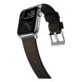 nomad active strap pro brown silver for apple watch 49mm 46mm 45mm 44mm 42mm extra photo 1