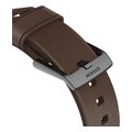 nomad leat strap brownblack for apple watch 49mm 46mm 45mm 44mm 42mm extra photo 2