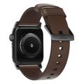 nomad leat strap brownblack for apple watch 49mm 46mm 45mm 44mm 42mm extra photo 3