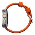 nomad rugged strap orange silver for apple watch ultra extra photo 3