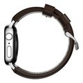 nomad traditional band silver brown for apple watch ultra extra photo 2