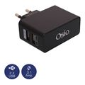 osio otu 385b mayro diplos fortistis reymatos me 2 usb kai led 5 v 1000 2100 ma extra photo 1