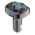 forever fm transmitter bluetooth tr 360 black extra photo 1