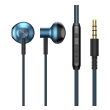 baseus encok h19 wired earphone 35mm blue photo