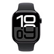 apple watch 10 gps jet black mwwe3 42mm black sport band s m photo