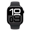 apple watch 10 gps jet black mwwp3 46mm black sport band s m photo