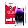 forcell flexible nano glass 5d for iphone 14 pro max black photo