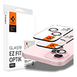 spigen glass tr ez fit optik pro 2 pack pink for iphone 15 15 plus 14 14 plus photo