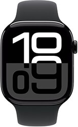 apple watch 10 gps jet black mwwp3 46mm black sport band s m photo