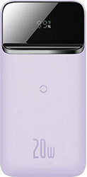 baseus powerbank qi wireless magnetic 10000mah 20w purple photo