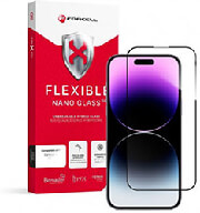 forcell flexible nano glass 5d for iphone 14 pro max black photo