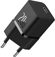 baseus mini wall charger gan5 20w black photo