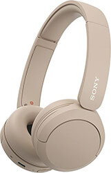 sony whch520 bluetooth headset beige photo