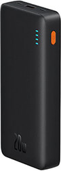 baseus airpow fast charge power bank 20000mah 20w cluster black photo