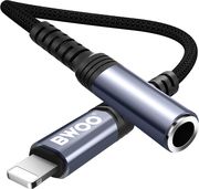 bwoo adapter bz48 aux 35mm to lightning black photo