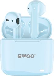 bwoo tws bw94 bu wireless headphones blue photo