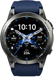 smartwatch zeblaze stratos 3 pro 46mm with heart rate blue photo