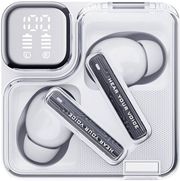 qcy melobuds neo white tws bt earbuds with led display photo