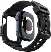 spigen rugged armor pro matte black for apple watch 10 42mm photo