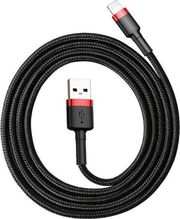 baseus cafule usb a to lightning cable 18w 15a 2m red calklf c19 photo