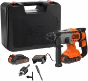 pistoleto skaptiko mpatarias black decker 18v 2x 25ah li ion sds plus balitsa bcd900e2k photo