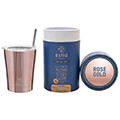 estia 01 12489 coffee mug save the aegean 350ml potiri thermos me kalamaki rose gold extra photo 1