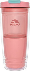 thermos havasu double wall 22 oz tmblr tri 650ml igloo 41443 coral photo