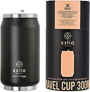 estia thermos travel cup save the aegean 300ml midnight black 01 16739 photo