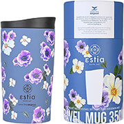 estia thermos travel mug save the aegean 350ml garden blue 01 20439 photo