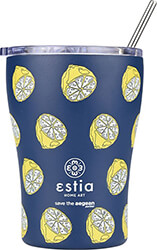 estia thermos coffee mug save the aegean 350ml citrus infusion 01 22952 photo