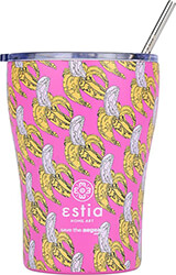 estia thermos coffee mug save the aegean 350ml banana swirl 01 23072 photo